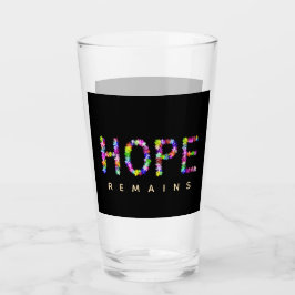 Hoffnung vergeht nie | Inspirierende Hoffnung blei Glas