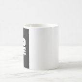 Hoffnung & Vögel – fette Typografie Kaffeetasse (Mittel)