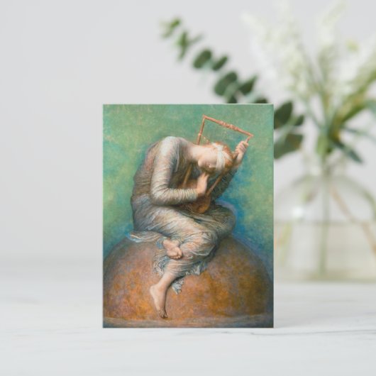 Hoffnung von George Frederic Watts Postkarte (Stehend Vorderseite)