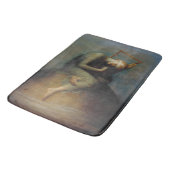 Hoffnung (von George Frederick Watts) Badematte (Schrägansicht)