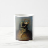 Hoffnung (von George Frederick Watts) Kaffeetasse (Mittel)