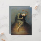 Hoffnung (von George Frederick Watts) Karte (Vorderseite/Rückseite Beispiel)