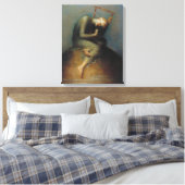 Hoffnung (von George Frederick Watts) Leinwanddruck (Insitu (Schlafzimmer))