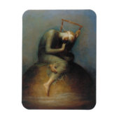 Hoffnung (von George Frederick Watts) Magnet (Vertikal)