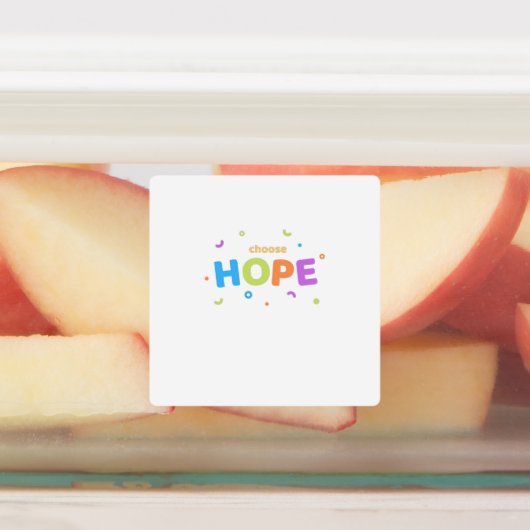 Hoffnung wählen etiketten (Befestigt)