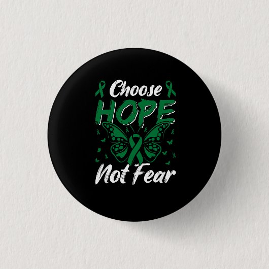 Hoffnung wählen, keine Angst Button (Vorderseite)