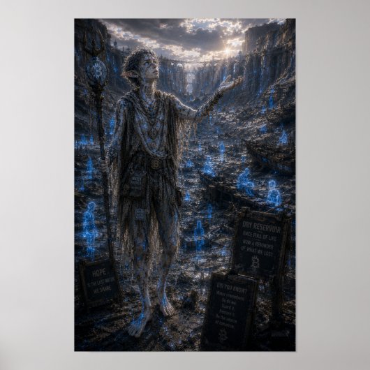 Hoffnung / Wasserverwalter / Trockenes Reservoir Poster (Vorne)