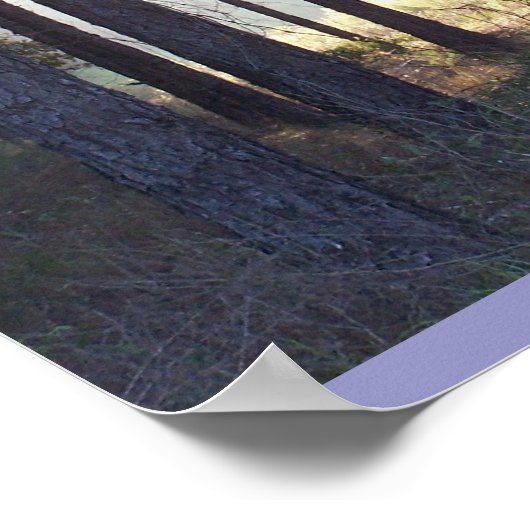 Hoffnung wird sein Lichtplakat unterdrücken Poster (Ecke)