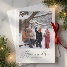 Hoffnung wurde geboren | Religiöse Familienfoto-We