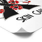 Hoffnung zählt 3 Hautkrebs Poster (Ecke)