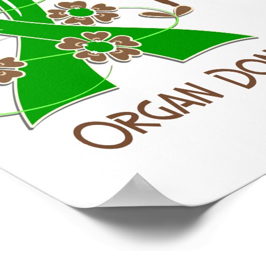 Hoffnung zählt 3 Organspende Poster (Ecke)