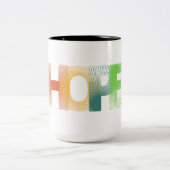 Hoffnung Zweifarbige Tasse (Mittel)