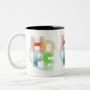 Hoffnung Zweifarbige Tasse
