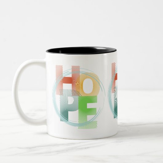 Hoffnung Zweifarbige Tasse (Links)
