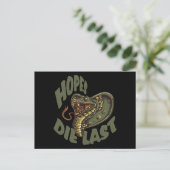 Hoffnungen zuletzt die - COBRA SNAKE Postkarte (Stehend Vorderseite)