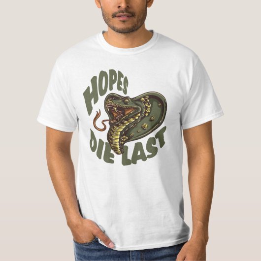 Hoffnungen zuletzt die - COBRA SNAKE T-Shirt (Vorderseite)