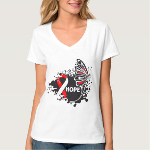 Hoffnungs-Anämie-Schmetterling T-Shirt