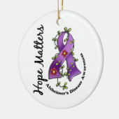 Hoffnungs-Angelegenheits-Alzheimer des Keramik Ornament (Links)