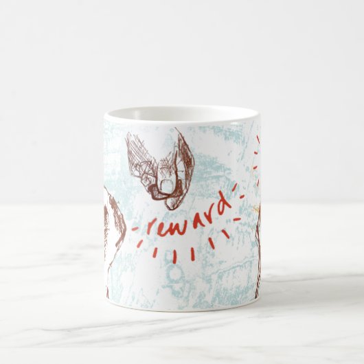 Hoffnungs-Belohnungs-Geduld Kaffeetasse (Mittel)