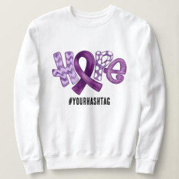 Hoffnungs-Bewusstseins-Schleife Personalisierter H Sweatshirt