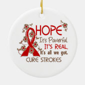 Hoffnungs-Blumen-Band-Anschläge Keramikornament (Hinten)