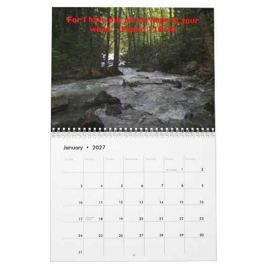 Hoffnungs-Glaube und Liebe 2009 Kalender (Jan 2027)
