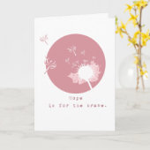 Hoffnungs-Gruß-Karte Karte (Gelbe Blume)