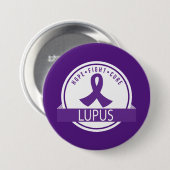 Hoffnungs-Kampf-Heilunglupus-Bewusstseins-Knopf Button (Vorne & Hinten)