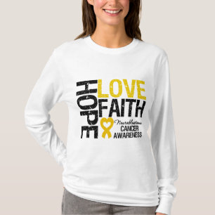Hoffnungs-Liebe-Glaube Neuroblastoma T-Shirt
