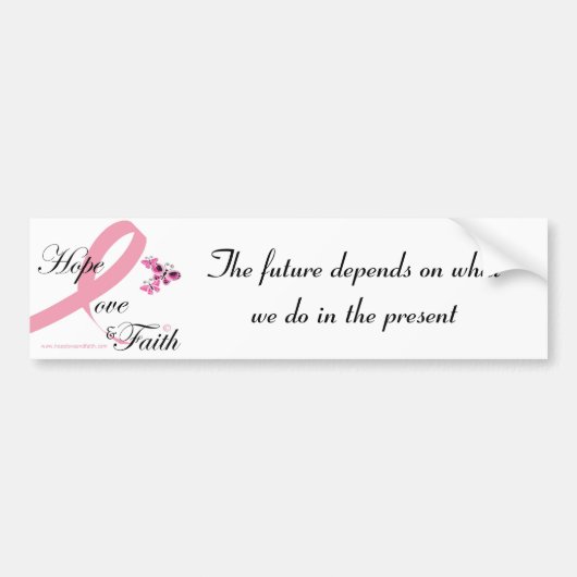 Hoffnungs-Liebe u. Glauben-Autoaufkleber Autoaufkleber (Vorne)