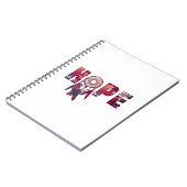 Hoffnungs-Notizbuch-Design Notizblock (Linke Seite)