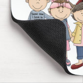 Hoffnungs-rosa Band Mousepad (Ecke)
