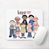 Hoffnungs-rosa Band Mousepad (Mit Mouse)