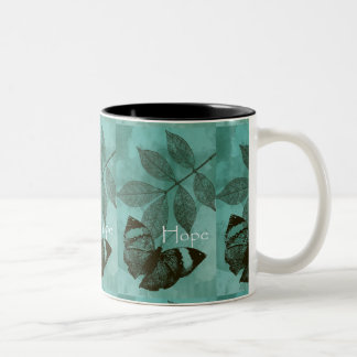 Hoffnungs-Schmetterling Zweifarbige Tasse