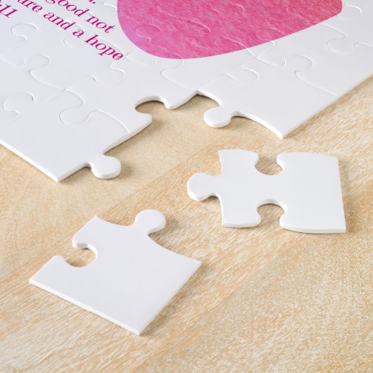 Hoffnungs-Schmetterlings-Puzzlespiel Jeremias 29 Puzzle (Seite)