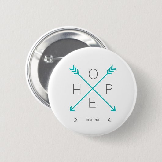 Hoffnungs-Stamm - Gesundheits-Bewusstsein - Knopf Button (Vorne & Hinten)