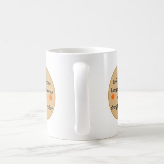 Hoffnungs- und Stärkengebets-Tasse Kaffeetasse (Henkel)