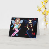 "Hoffnungs-und Verzweiflungs-" Gruß-Karte Karte (Gelbe Blume)