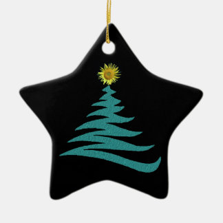 Hoffnungs-Weihnachtsbaum-Verzierung - Stern Keramik Ornament