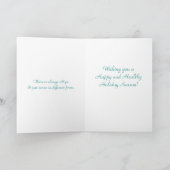 Hoffnungs-Weihnachtsgruß-Karte Feiertagskarte (Innenseite)