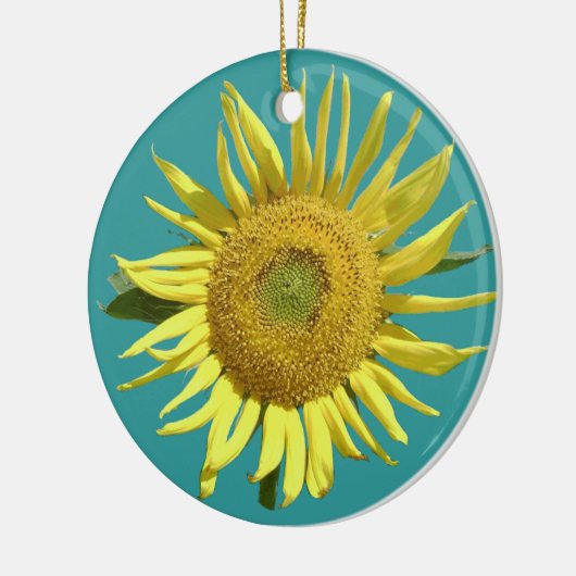 Hoffnungs-Weihnachtsverzierung - rund Keramikornament (Links)