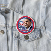 Hoffnungs-wieder/Obama 2012 Button (Beispiel)