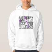 Hoffnungs-Wort-Collage Chiari Missbildung Hoodie (Vorderseite)