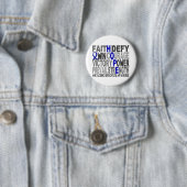 Hoffnungs-Wort-Collage, die Spondylitis Ankylosing Button (Beispiel)