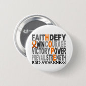 Hoffnungs-Wort-Collage RSD Button (Vorne & Hinten)