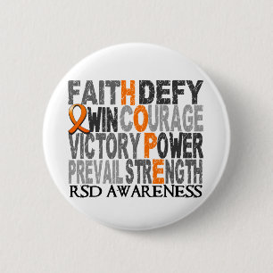Hoffnungs-Wort-Collage RSD Button