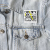 Hoffnungs-Wort-CollageEndometriosis Button (Beispiel)