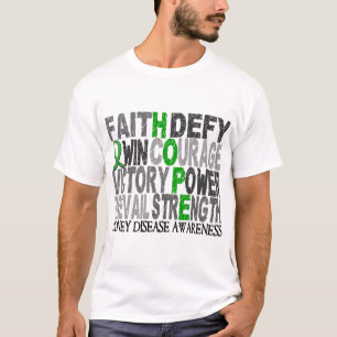 Hoffnungs-Wort-Collagen-Nierenerkrankung T-Shirt