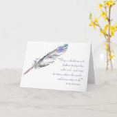 Hoffnungs-Zitat-Karte Karte (Gelbe Blume)