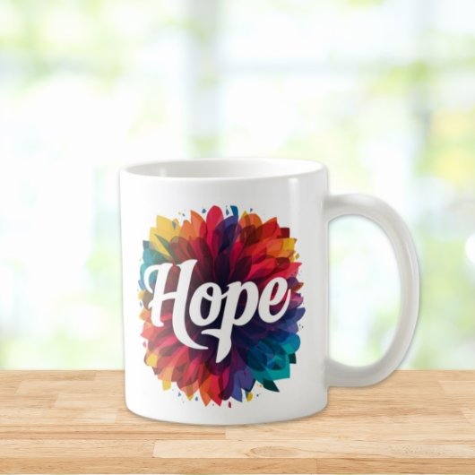 Hoffnungsbecher - Inspirierender Hoffnung Tasse -
